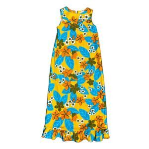 1960's Kai Nani Hawaiian Maxi Dress